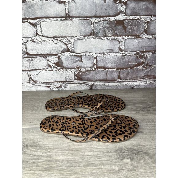 Tkees Studio Exotic Cheetah Print Thong Flip Flops Sandals Women Sz 8M US/39EU - Picture 16 of 16